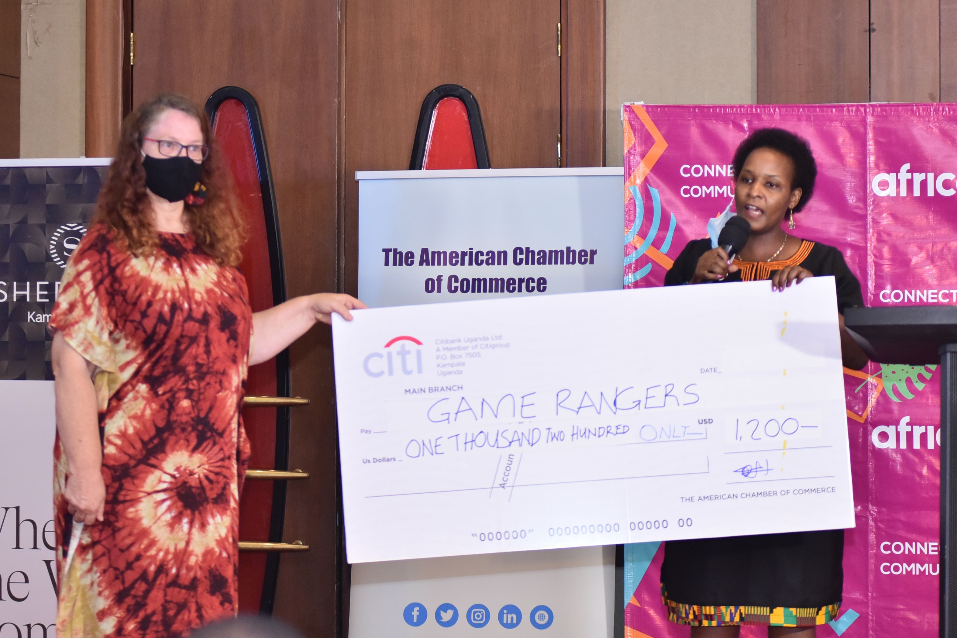 AmCham Uganda Donates to The Game Rangers