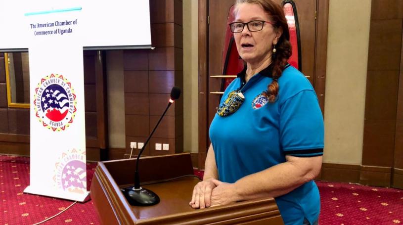 Meg Hilbert Jaquay, President of the American Chamber of Commerce